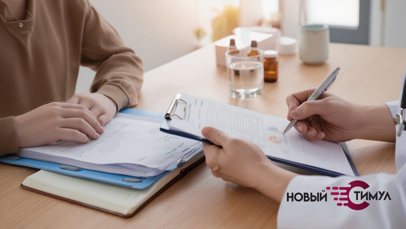 Пациент на приеме у врача